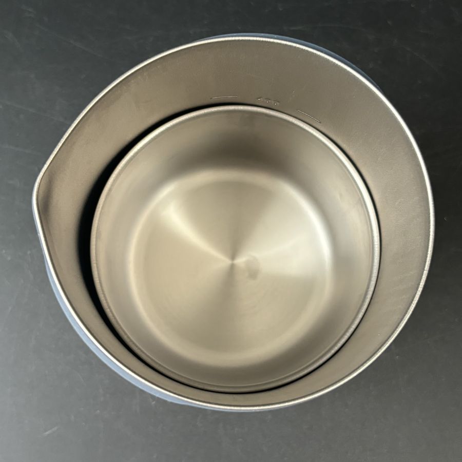 Ti SOLO pot NHのスタッキング検証