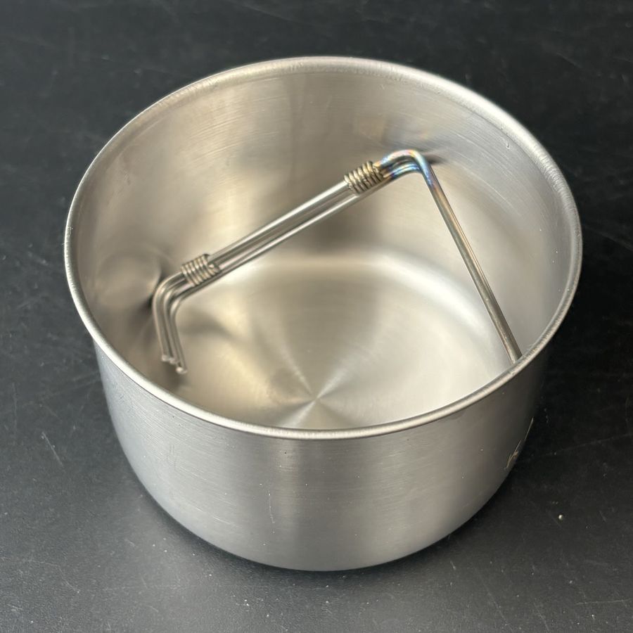 チタン五徳 TG-3P （3ピース 6.5cm × 6.5cm）のスタッキング検証