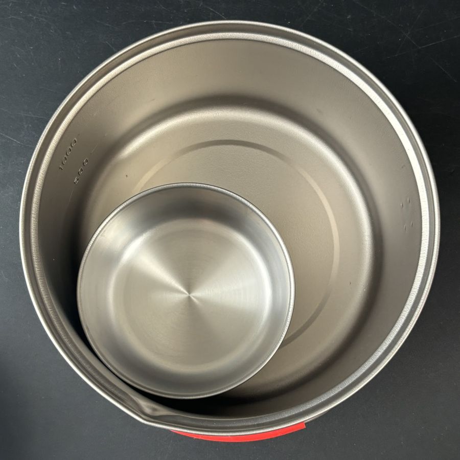 Ti U.L. Pot 1300のスタッキング検証