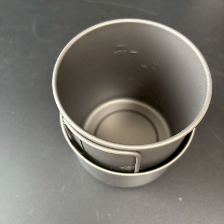 Titanium 450ml Cupのスタッキング検証