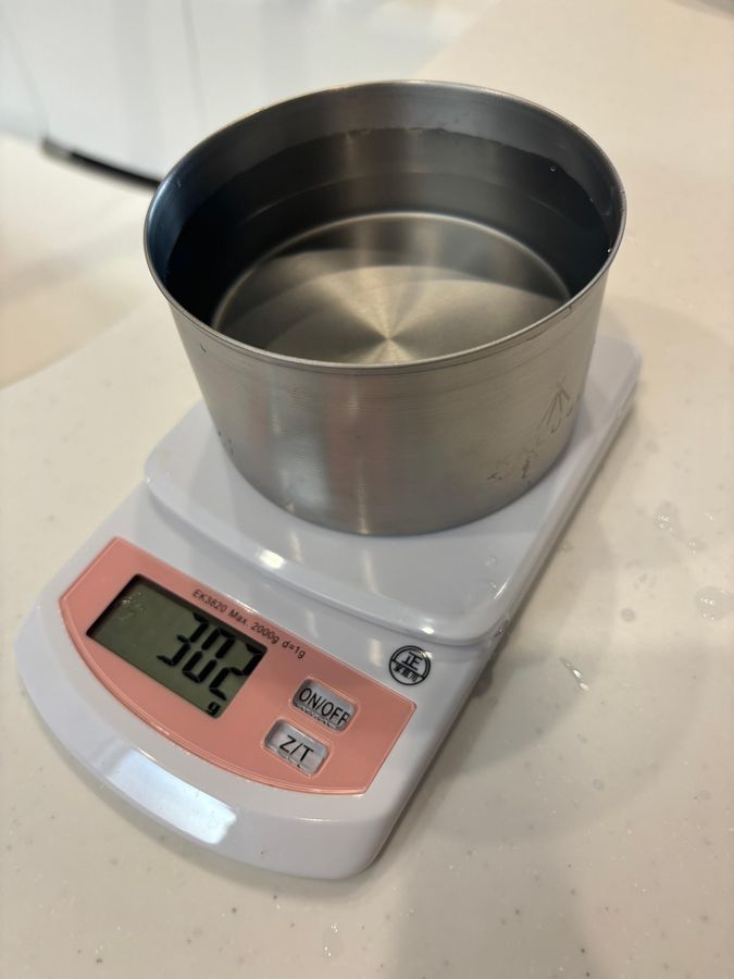 チタンカップ400NHとKALUGII チタンカップ400NHのスタッキング検証