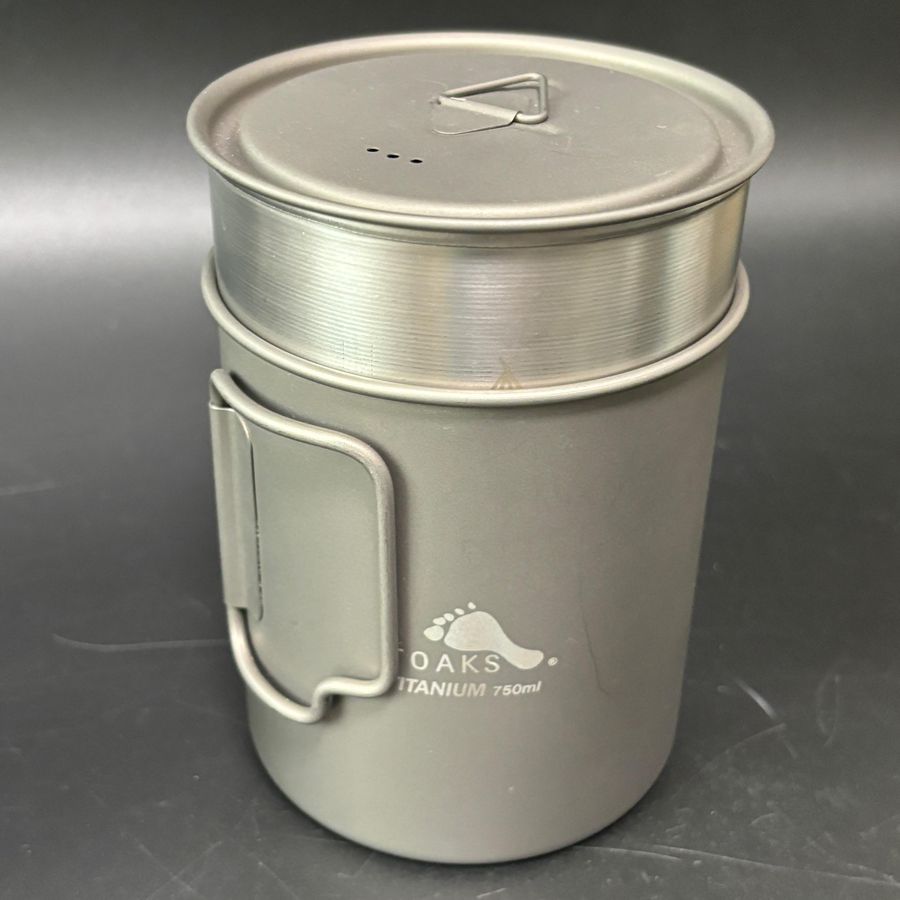 Titanium 750ml Potのスタッキング検証